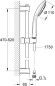 Preview: GROHE Vitalio Joy Massage Brausestangenset, 3 Strahlarten, chrom, 27333000