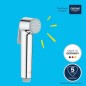 Preview: GROHE Vitalio Trigger Spray 30 Duschkopf, 1 Strahlart, mit Druckknopf, chrom, 26351000
