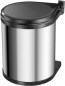Preview: Hailo Compact-Box M Einbau Mülleimer, 15 Liter, für Schranktüren ab 40cm Breite, Edelstahl, 3555-101