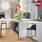 Preview: Hailo Compact-Box M Einbau Mülleimer, 15 Liter, für Schranktüren ab 40cm Breite, Edelstahl, 3555-101