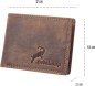 Preview: Hodalump Xare Scheintasche mit RFID echt Leder braun, 1173-H