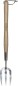 Preview: Kent & Stowe Handgabel lang, Edelstahl, Stiel aus Eschenholz, 58,5 cm, 734473