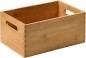 Preview: KESPER Alzweckkiste aus Bambus, 28,5 x 18,5 x 13 cm, 57411