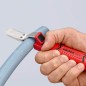 Preview: KNIPEX Abmantelungswerkzeug mit Schleppklinge, 165 mm, 16 20 165 SB