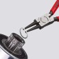 Preview: KNIPEX Sicherungsringzange für Innenringe in Bohrungen, 140 mm, 44 11 J1