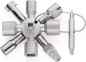 Preview: KNIPEX TwinKey Schaltschrankschlüssel für gängige Schränke und Absperrsysteme, 95 mm, 00 11 01