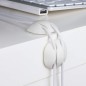 Preview: MLINE Cable Candy, Kabelhalter und Kabelführung, Mixed Beans weiß, CC022