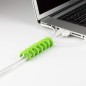 Preview: MLINE Cable Candy, Kabelhalter und Ordner, 2 Stk. Schlange grün, CC010
