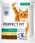 Preview: PERFECT FIT Senior Trockenfutter für ältere Katzen ab 11 Jahren - Huhn, 750g, 453997