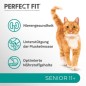 Preview: PERFECT FIT Senior Trockenfutter für ältere Katzen ab 11 Jahren - Huhn, 750g, 453997