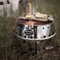 Preview: Petromax Atago Grill, Tischgrill für den Einsatz beim Camping, Edelstahl, atago