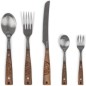 Preview: Petromax Campingbesteck - Messer, Gabel, Esslöffel, Teelöffel und Snack-Gabel - 5-teiliges Camping-Besteckset, cutlery1