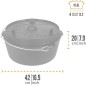 Preview: Petromax Feuertopf (Dutch Oven) 10.8 L, ft12