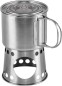 Preview: Petromax Kochbecher 2 in 1, Kochstelle und Becher mit klappbaren Griffen, cp750