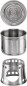 Preview: Petromax Kochbecher 2 in 1, Kochstelle und Becher mit klappbaren Griffen, cp750