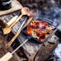 Preview: Petromax Sandwicheisen Form, Schwarz - Robustes Gusseisen Sandwichmaker, Ideal für Lagerfeuer, Camping & Outdoor-Küche, Perfekt für Toasts und Sandwiches sw-iron