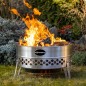 Preview: Petromax Tyropit Feuerschale, standfest und mit integriertem Hitzeschild, Edelstahl, tyropit-px
