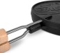 Preview: Petromax Wende-Waffeleisen, schwarz, 9 x 22 x 54 cm, wf-tx