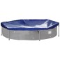 Preview: Happy People Poolabdeckung, geeignet für Ø 270 cm, blau, 79242