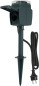Preview: REV Gartensteckdose mit Erdspiess, 1-fach, Zeitschaltuhr, IP44, Kabel 1.5m 0595008555
