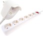 Preview: REV Steckdosenleiste PowerSplit 2m, 7fach (6+1), 3500W weisß 0012692114