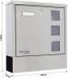 Preview: Rottner Briefkasten Lago Inox, T06331