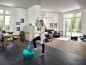 Preview: Wischtuchpresse Profi Evo Set mit Rollen und Bodenwischer 55096