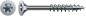 Preview: SPAX Universalschraube, 4 x 40 mm, 500 Stück, Teilgewinde, Senkkopf, T-STAR plus T20, 4CUT, WIROX, 4191010400406