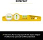 Preview: STABILA Magnet-Wasserwaage 25 cm, Torpedo-Wasserwaage Typ 81 SV REM W360, 16670