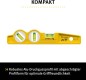 Preview: STABILA Magnet-Wasserwaage 25 cm, Torpedo-Wasserwaage Typ 81 SV REM W45, 16672