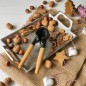 Preview: Steuber culinario Nussknacker mit Holzgriff, für nahezu alle Nussarten, 50018
