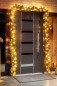 Preview: Tannengirlande 5 Meter mit 80 LED beleuchtet, inkl. 10 Meter Zuleitung, für Innen & Außen geeignet, warmweiß, 40288