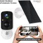Preview: Technaxx Solar Outdoor IP-Kamera, mit Bewegungsmelder & eingebauter Batterie, IP65, Nachtsicht, Betrachtungswinkel 110°, 5070