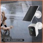 Preview: Technaxx Solar Outdoor IP-Kamera, mit Bewegungsmelder & eingebauter Batterie, IP65, Nachtsicht, Betrachtungswinkel 110°, 5070