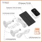 Preview: Technaxx Solar Outdoor IP-Kamera, mit Bewegungsmelder & eingebauter Batterie, IP65, Nachtsicht, Betrachtungswinkel 110°, 5070