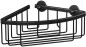 Preview: tesa ALUXX BLACK Eck-Duschablage, mattschwarz, für Dusche und Badewanne, 40505-00000-00