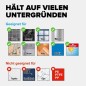 Preview: tesa ALUXX BLACK Eck-Duschablage, mattschwarz, für Dusche und Badewanne, 40505-00000-00