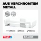 Preview: tesa DELUXXE Duschkorb, exquisites Design, inkl. Klebelösung, 40412-00000-00