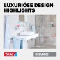 Preview: tesa DELUXXE Duschkorb, exquisites Design, inkl. Klebelösung, 40412-00000-00