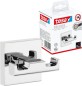Preview: tesa DELUXXE Garderobenhaken doppelt, Metall, verchromt, inkl. Klebelösung, 40405-00000-00