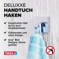 Preview: tesa DELUXXE Handtuchhaken, Metall, verchromt, inkl. Klebelösung, 40404-00000-00