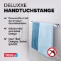 Preview: tesa DELUXXE Handtuchstange, Metall, verchromt, inkl. Klebelösung, 630mm x 50mm x 73mm, 40406-00000-00