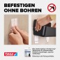Preview: tesa LAVAA Duschkorb mittelgroß, mattschwarz, elegant, praktisch, platzsparend, 40516-00000-00