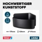 Preview: tesa LAVAA Eck-Duschkorb klein, mattschwarz, stilvoll, praktisch, platzsparend, 40517-00000-00