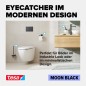 Preview: tesa MOON BLACK Bademantelhaken, schwarz matt, inkl. Klebelösung, 40564-00000-00