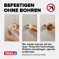 Preview: tesa MOON Bronze Handtuchhaken, selbstklebend, Metall PVD-beschichtet, 40603-00000-00