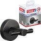 Preview: tesa MOON Graphite Bademantelhaken, selbstklebend, Metall PVD beschichtet, 40594-00000-00