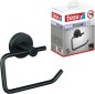 Preview: tesa MOON Graphite Toilettenpapierhalter, selbstklebend, Metall PVD-beschichtet, 40590-00000-00