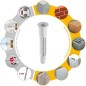 Preview: TOX Allzweckdübel mit Kragen, 6 x 41 mm, 100 Stück, 016260041