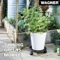 Preview: Wagner Pflanzenroller ANTIK GH 0925, Ø 29 x 6,4 cm, aus Gusseisen, 20092501